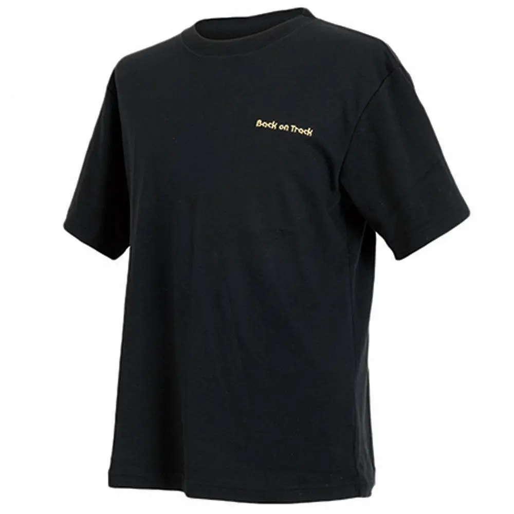 Xl Therapeutic Cotton Poly Short Sleeve T-Shirt Black 1