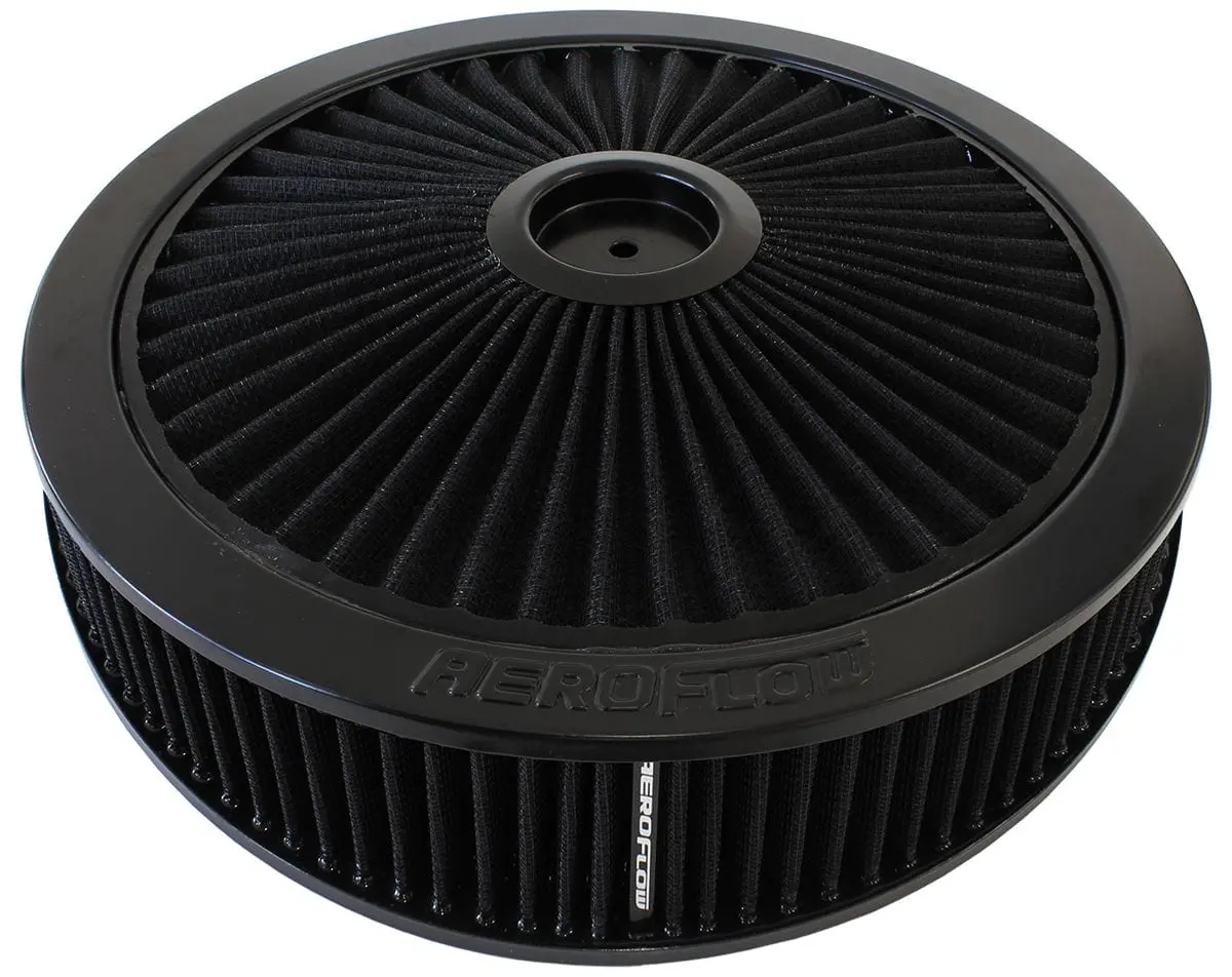 Black Af2251-3080 14" X 4" Full-Flow Air Filter Assembly With Pre-Oiled Media 1