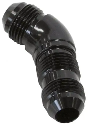 45-Degree Full-Flow An Bulkhead Fitting – -4An Black Anodized Af537-04Blk 1
