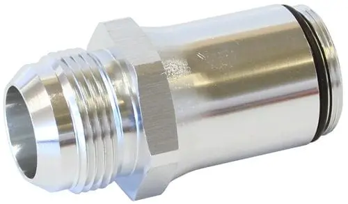 Af64-2073S -16 An Silver Water Neck Adapter – Aluminum, Anodized Finish 1