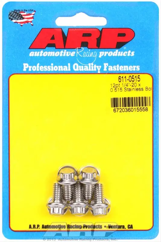 Arp Stainless Steel High-Strength Engine Bolts 611-0515 1