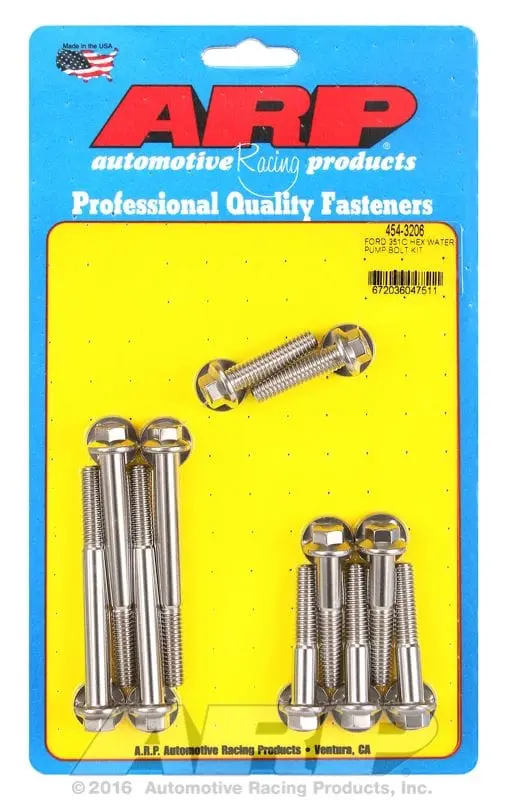 Ar454-3206 Stainless Steel Water Pump Bolt Kit – Hex Head 1