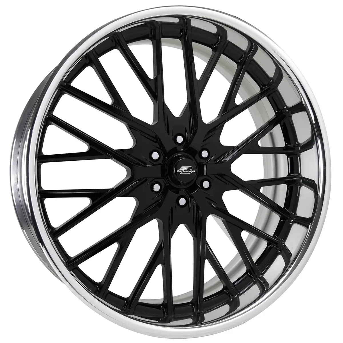 Billet Specialties Slc91 Geometric Polished Custom Wheels – 21X5.5 Inch, 5-Lug 1