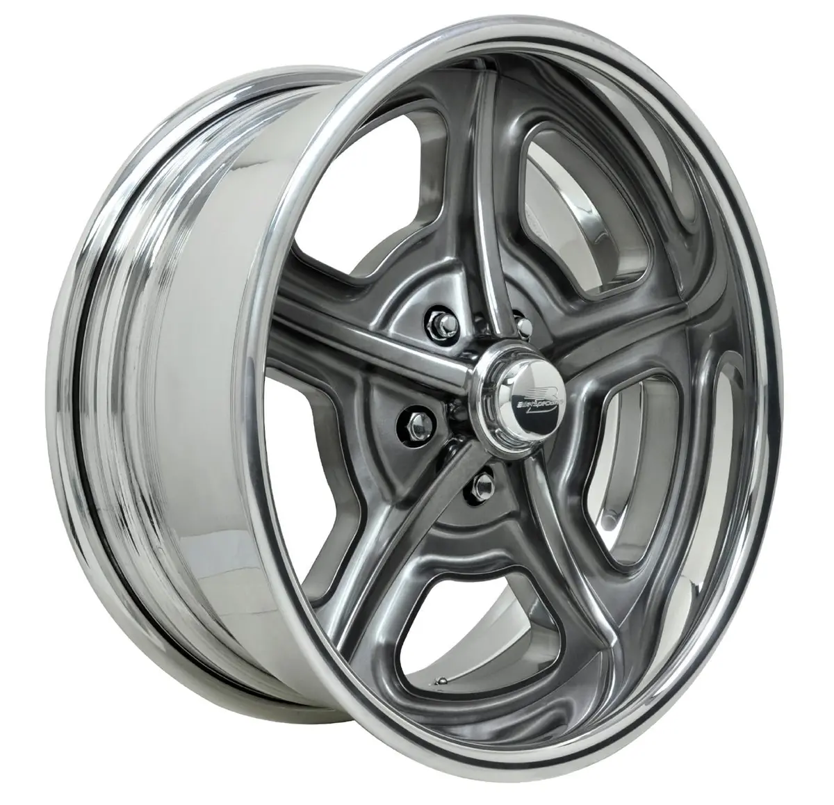 Billet Specialties Vs55C205 Heritage Brushed Vintage Wheel 1