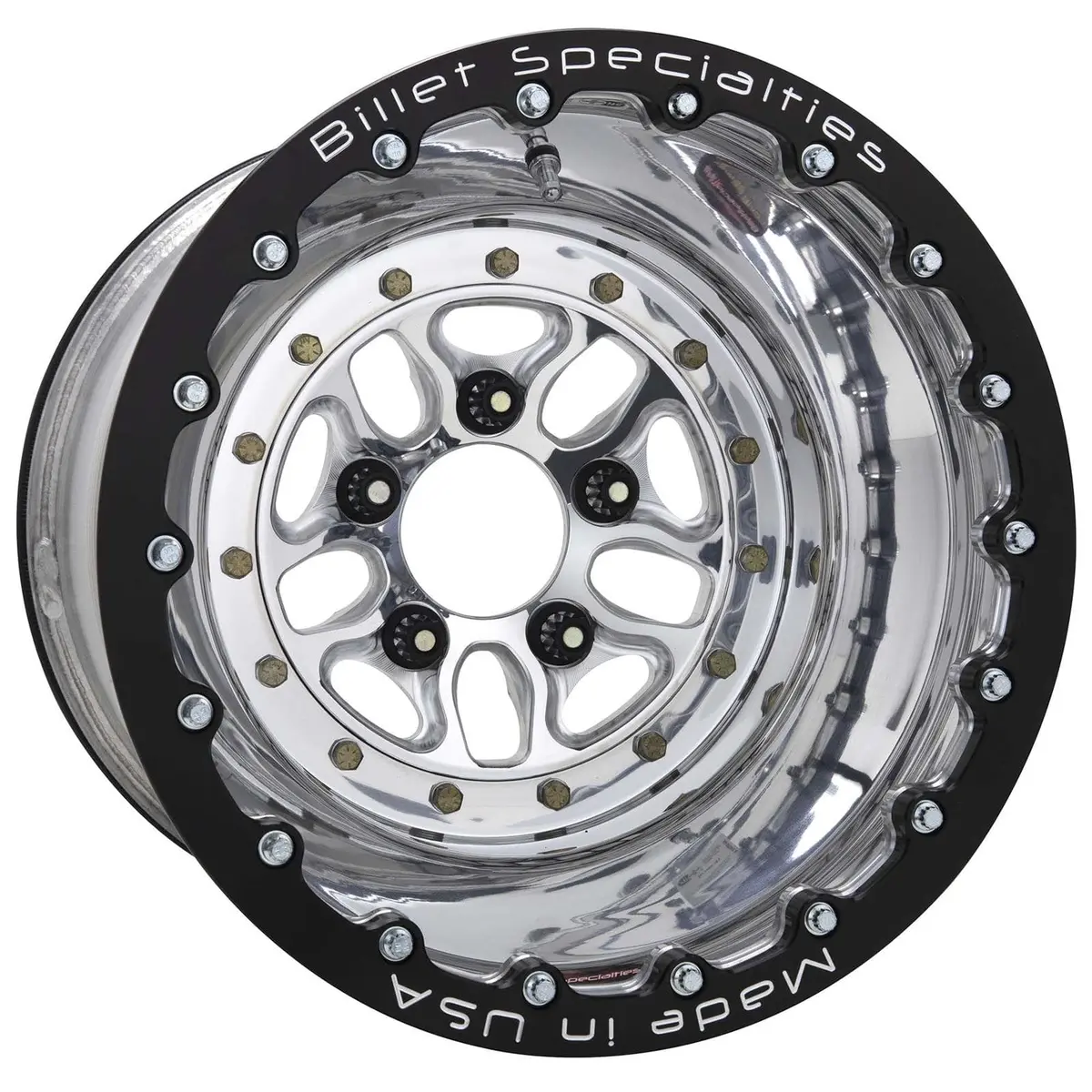 Billet Specialties Cdb075136155 Custom Drag Wheel – 15X6", 5X4.5" Bolt Pattern 1