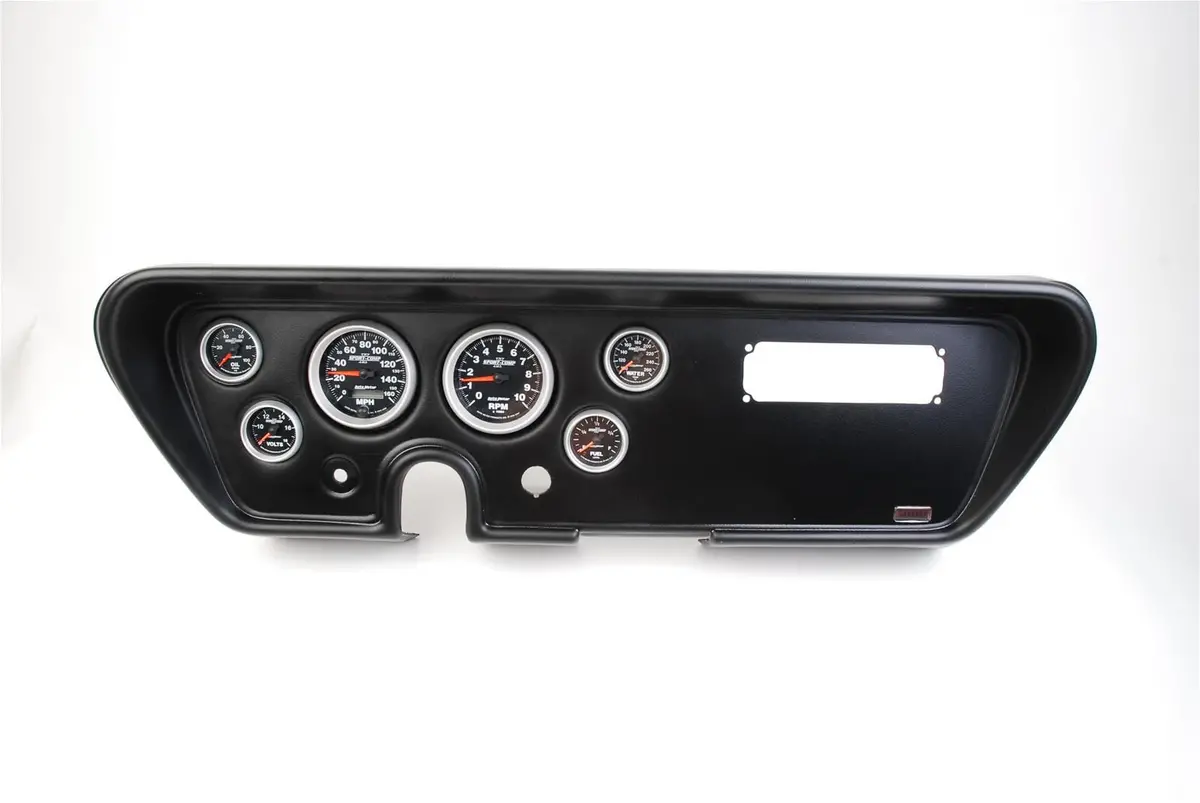 Classic Thunder Road Dashboard With Autometer Analog Gauges 1