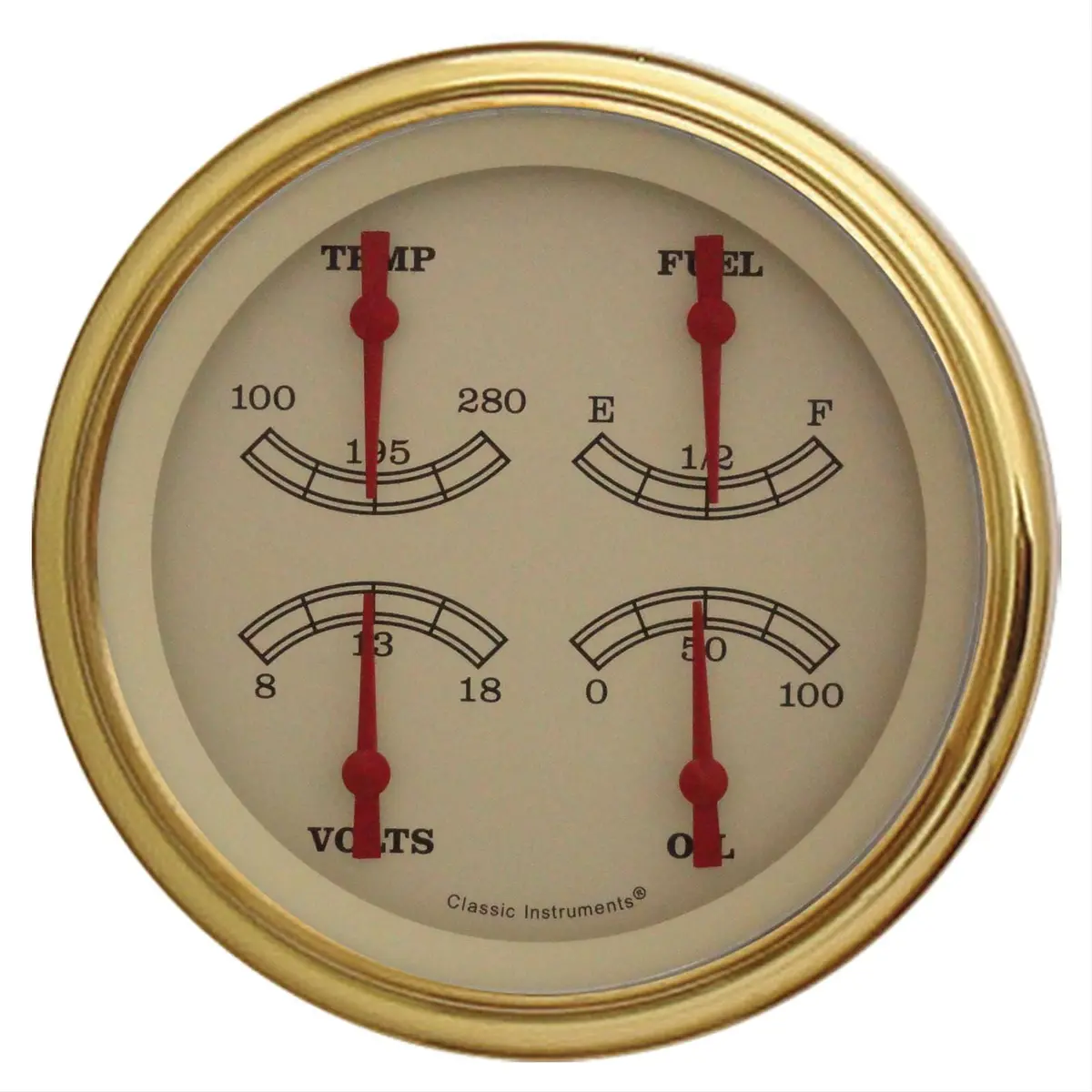 Classic Instruments Vintage-Style Gauge Kit With Speedometer And Tachometer 1