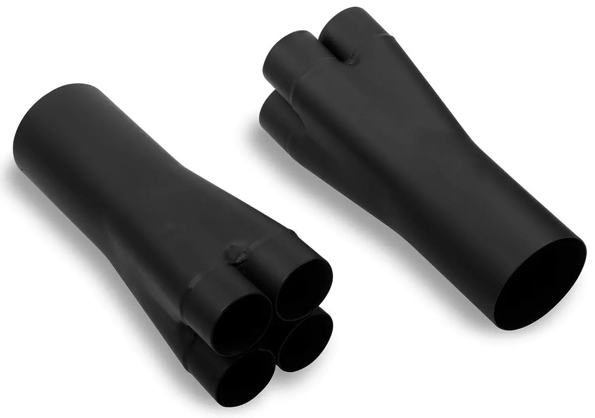 Hk Racing 4-Into-1 Exhaust Header Collector – Mild Steel Construction (Hk14703) 1