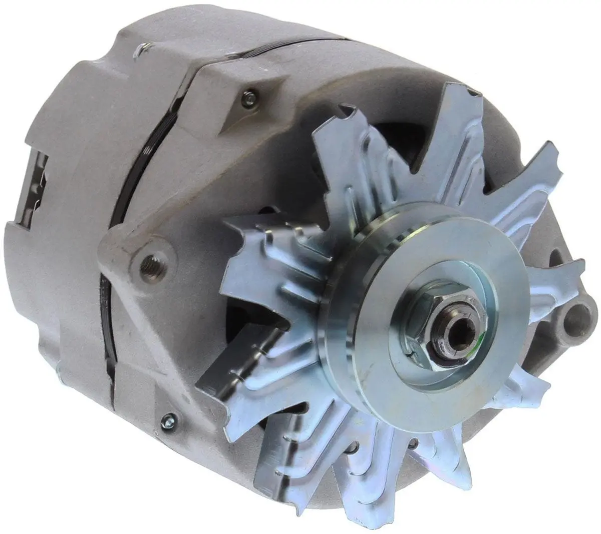 Natural-Finish High-Output Alternator – Compact Design (Pr66434) 1
